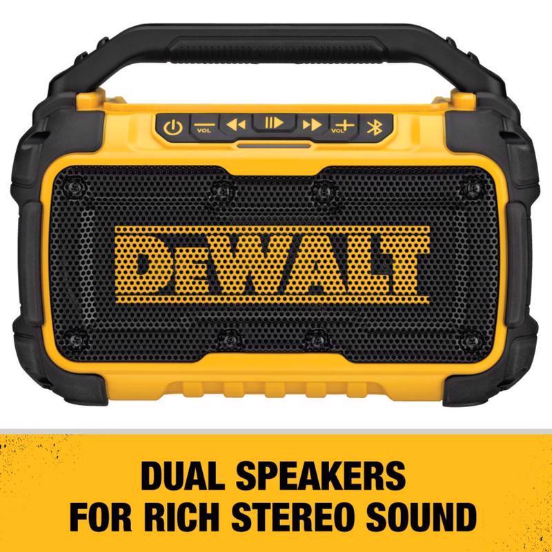 DeWalt 20V MAX DCR010 Lithium-Ion Jobsite Bluetooth Speaker