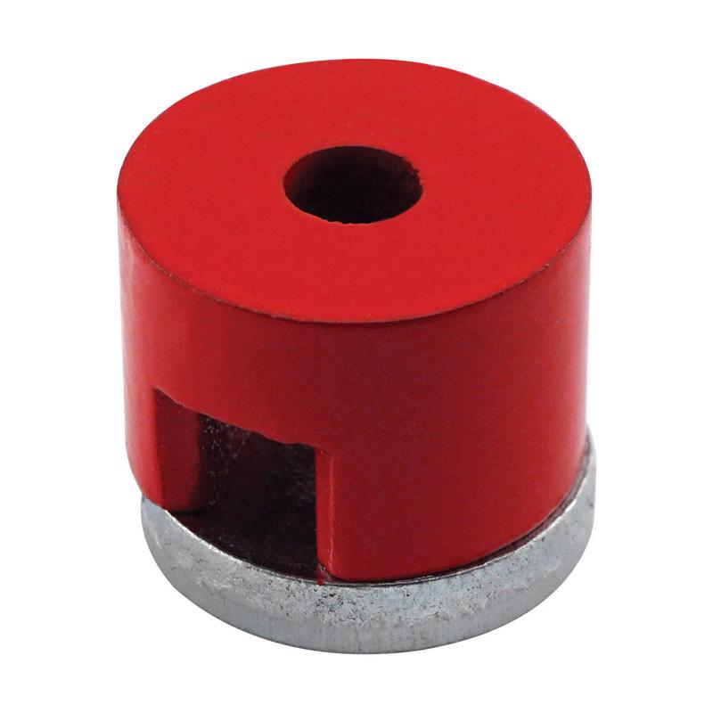 Magnet Source .5 Dia. in. L X .75 in. W Red Work Holding Magnet 4 lb. pull