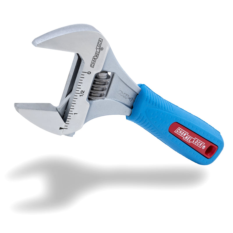 Channellock Wideazz Metric and SAE Adjustable Wrench 6 in. L