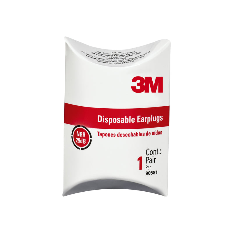 3M 29 dB Foam Classic Disposable Ear Plugs Orange 1 pair