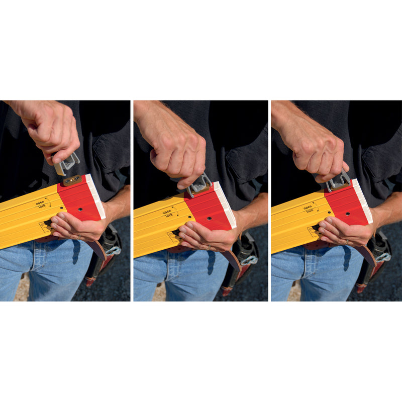 STABILA 144 in. Aluminum Type 106T Plate Level 3 vial