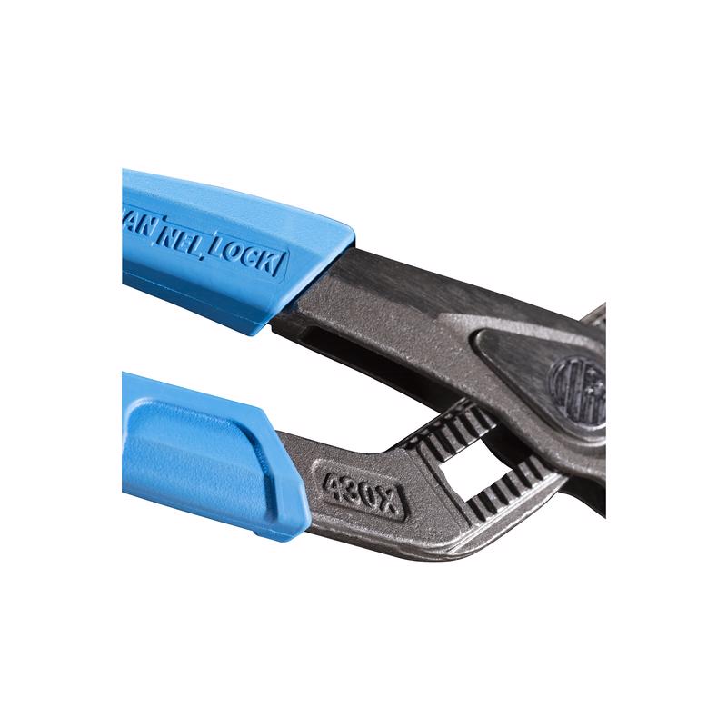 Channellock SpeedGrip 9.5 in. Steel Push Button Tongue and Groove Pliers