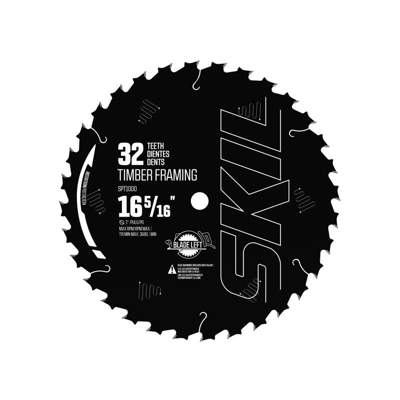 SKIL 16-5/16 in. D X 1 in. Carbide Tipped Circular Saw Blade 32 teeth