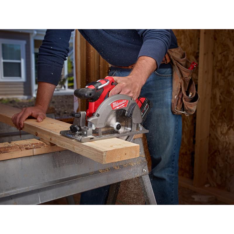 Milwaukee 6-1/2 in. D X 5/8 in. Fine Finish Tungsten Carbide Circular Saw Blade 40 teeth