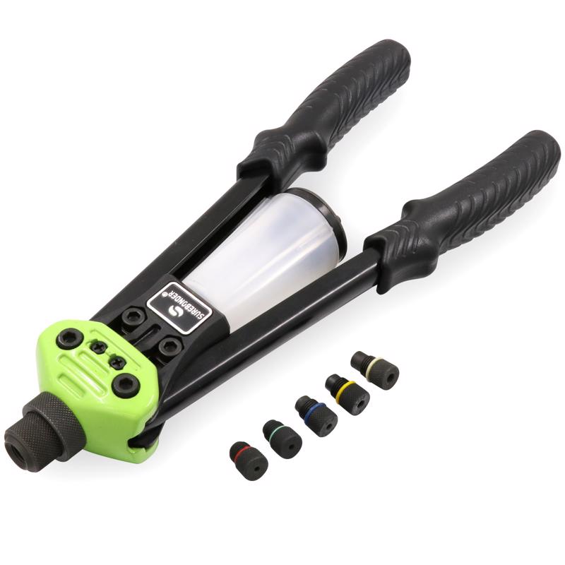 Surebonder Metal Heavy Duty Rivet Tool Black/Green