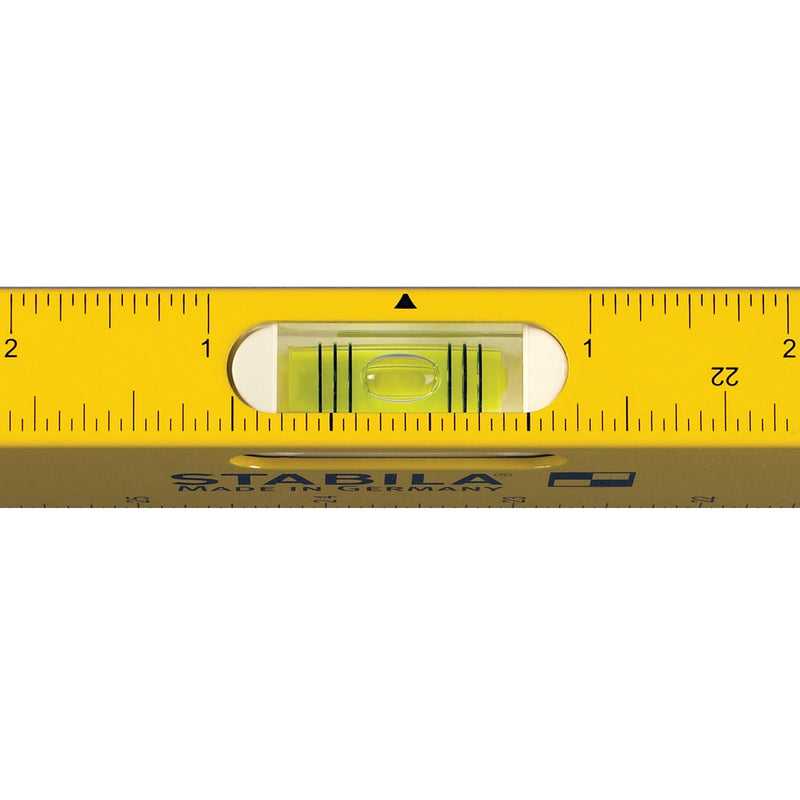 STABILA 24 in. Aluminum Type 80 A-2 Box Frame Level 3 vial