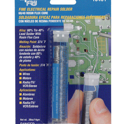 Alpha Fry 0.5 oz Repair Solder 0.03 in. D Tin/Lead 60/40