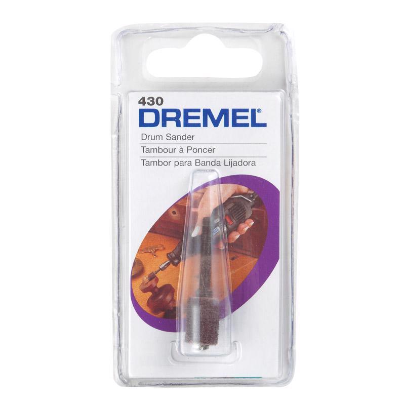 Dremel 0.3 in. D X 1/4 in. L Emery Drum Sander 60 Grit Coarse