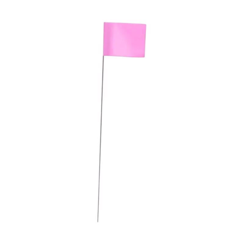 C.H. Hanson 21 in. Fluorescent Pink Marking Flags Polyvinyl 100 pk