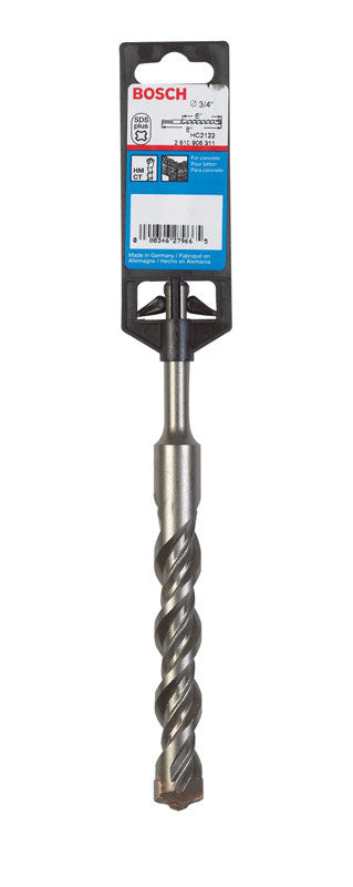 Bosch Bulldog 3/4 in. X 8 in. L Carbide Tipped SDS-plus Rotary Hammer Bit SDS-Plus Shank