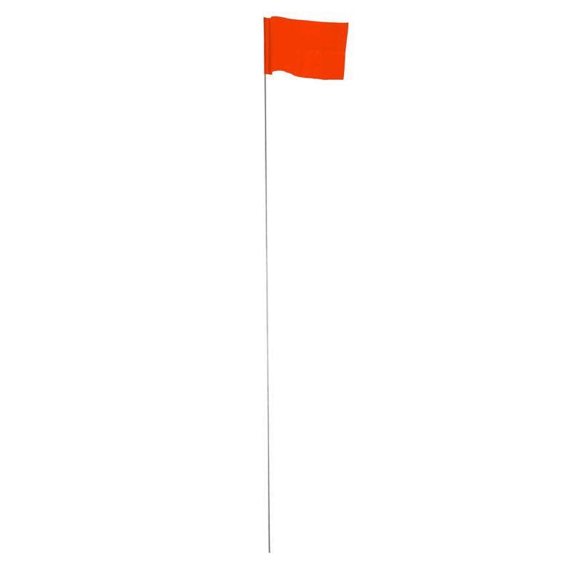 C.H. Hanson 21 in. Fluorescent Orange Marking Flags Polyvinyl 100 pk