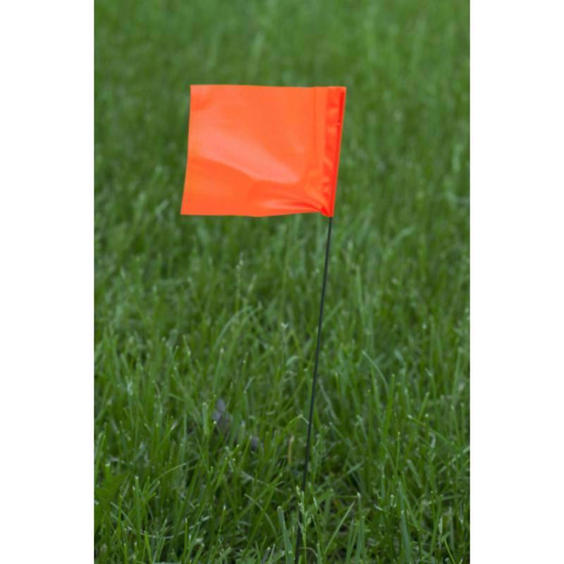 C.H. Hanson 21 in. Fluorescent Orange Marking Flags Polyvinyl 100 pk