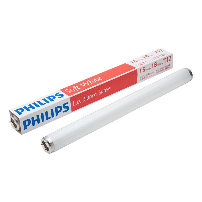 Philips Alto 15 W T12 1.5 in. D X 18 in. L Fluorescent Bulb Soft White Linear 3000 K