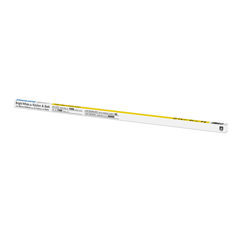 Philips Alto 13 W T5 0.63 in. D X 21 in. L Fluorescent Bulb Bright White Linear 3000 K
