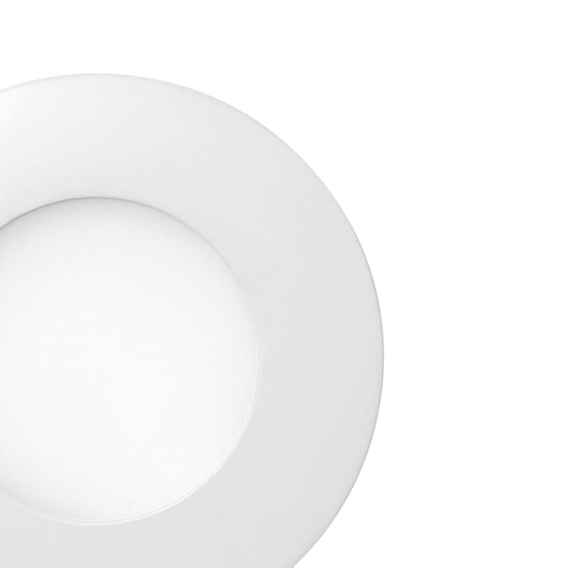 Globe Electric Ultra Slim Energy Star Frost White 6 in. W Metal LED Canless Recessed Downlight 12 W