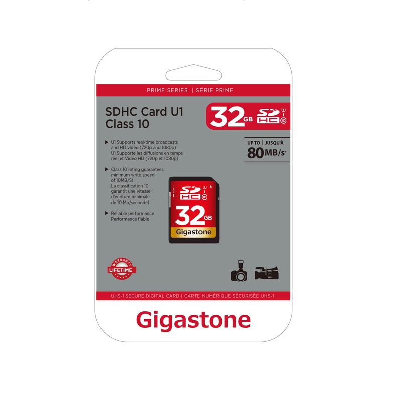 Gigastone 32 GB SDHC Flash Memory Card
