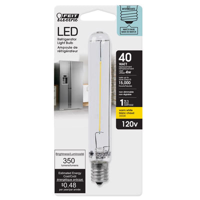 Feit T6.5 E17 (Intermediate) LED Bulb Bright White 40 Watt Equivalence