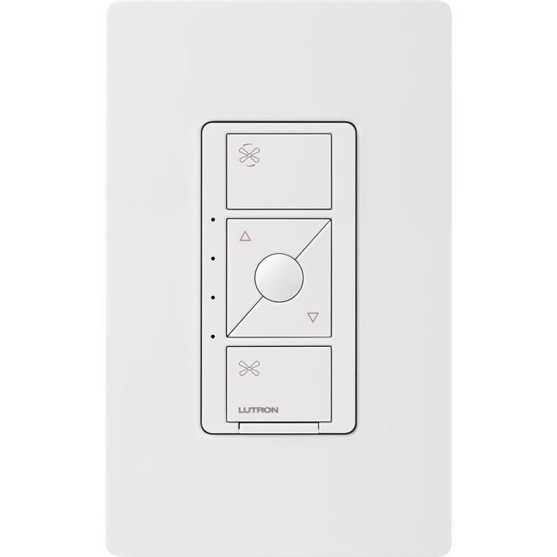 Lutron Caseta 1.5 amps Single Pole Wireless Smart-Enabled Fan Control White