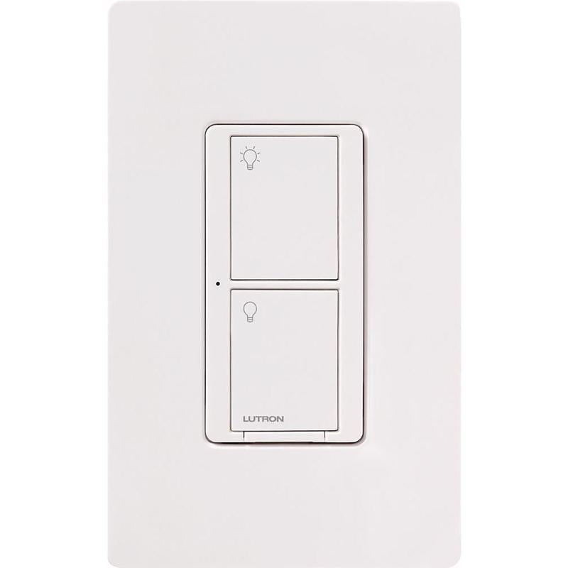 Lutron Caseta 5 amps Single Pole Wireless Smart-Enabled Rocker Switch White
