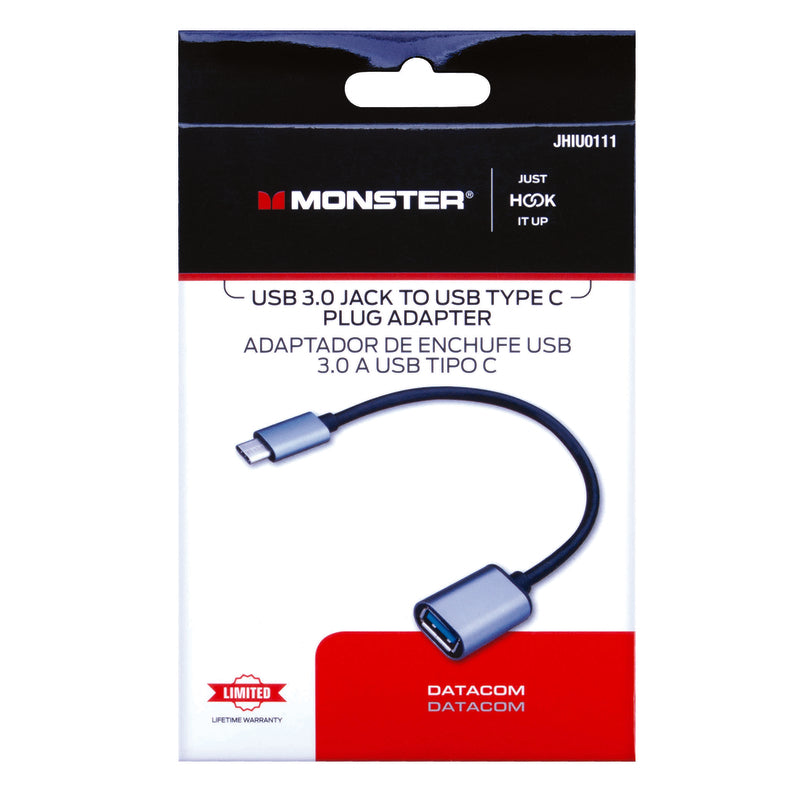 Monster Just Hook It Up USB Jack to USB Type C