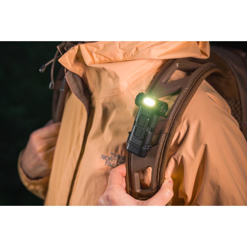 Coast HX4 80 lm Black LED COB Clip Light AAA Battery