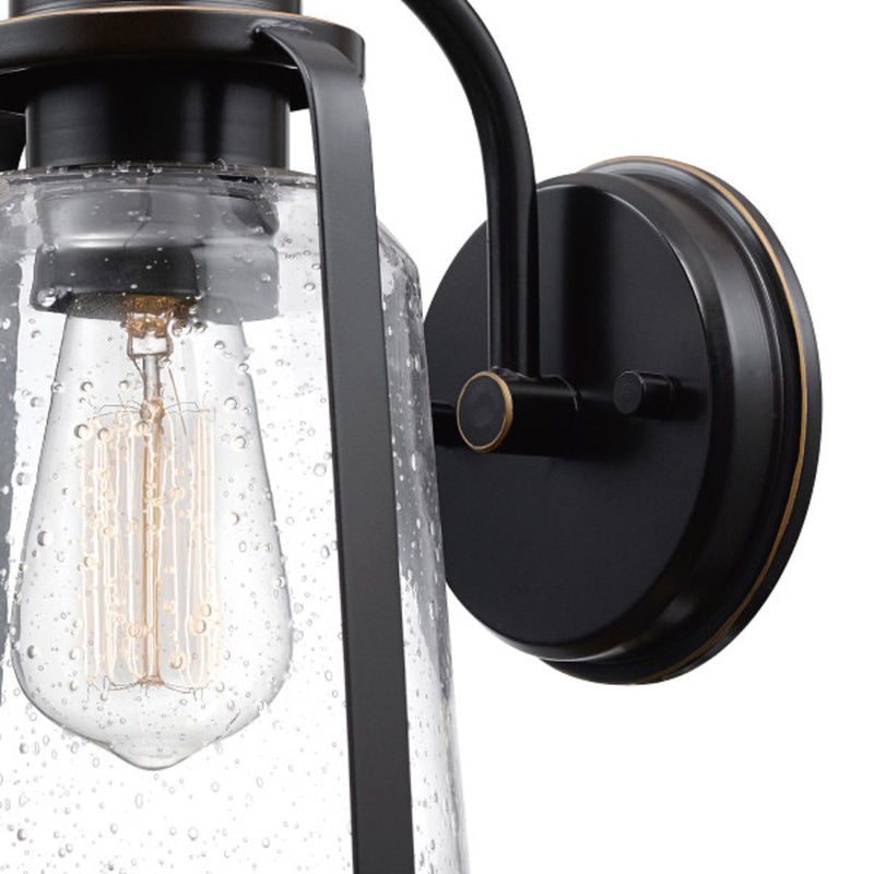 Globe Electric Vintage 1-Light Oil Rubbed Bronze Roth Wall Sconce