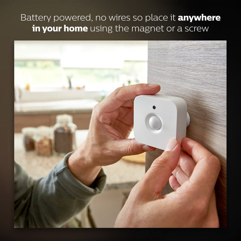 Philips Hue 2.2 in. L White Plug-In LED Smart-Enabled Motion Sensor