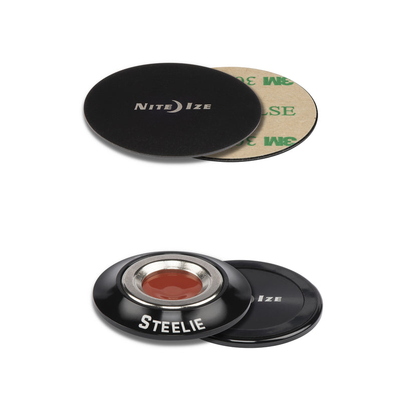 Nite Ize Black Ultra Strong Magnetic Socket and Metal Plate For All Mobile Devices