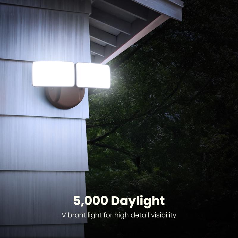 Feit LED Dusk to Dawn Hardwired LED Bronze Security Floodlight