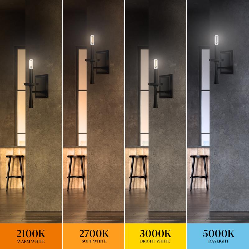 Feit T8 E12 (Candelabra) LED Bulb Soft White 40 Watt Equivalence
