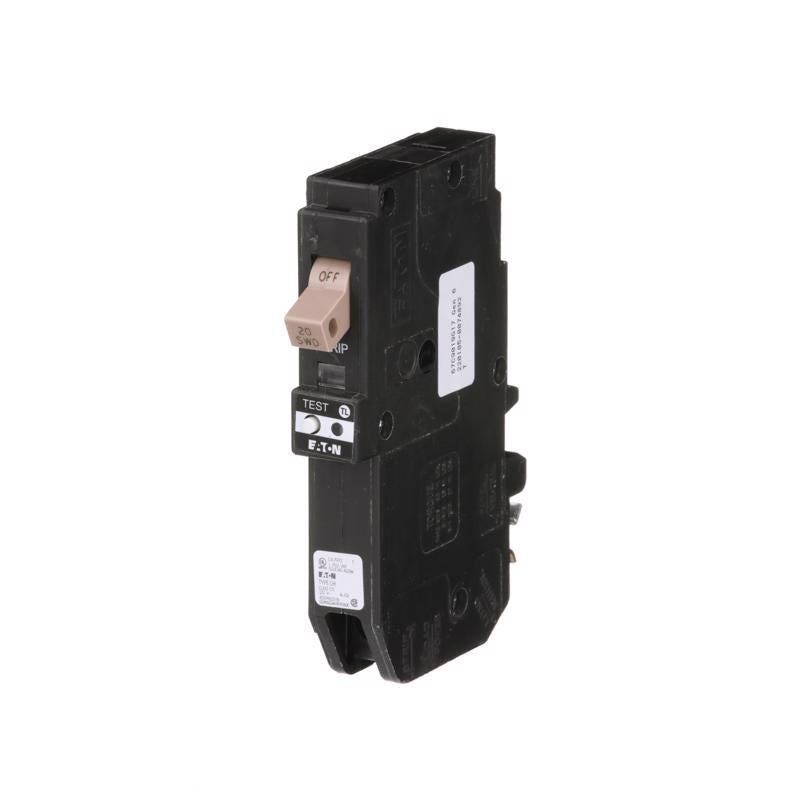 Eaton 20 amps Ground Fault Single Pole Circuit Breaker