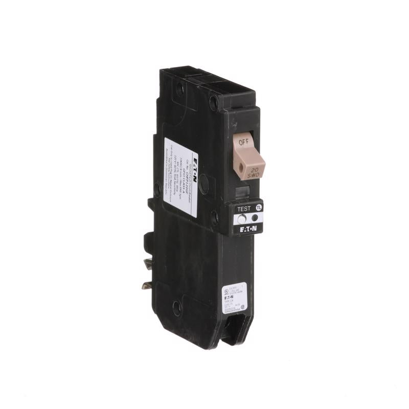 Eaton 20 amps Ground Fault Single Pole Circuit Breaker