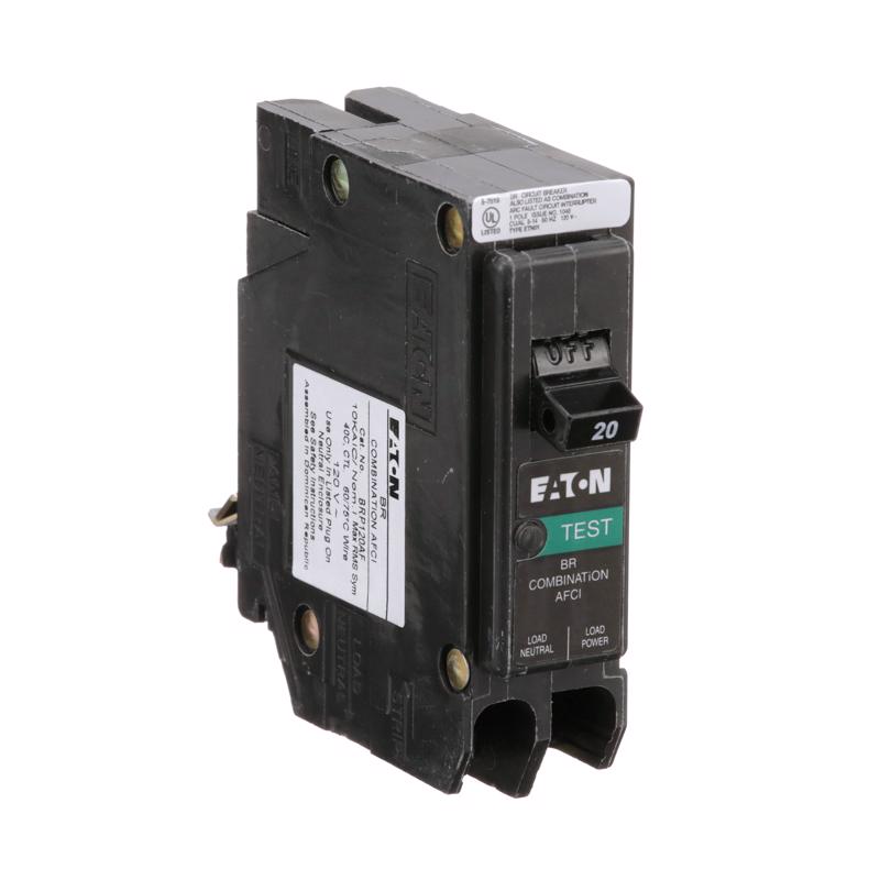 Eaton 20 amps Combination AFCI Single Pole Circuit Breaker