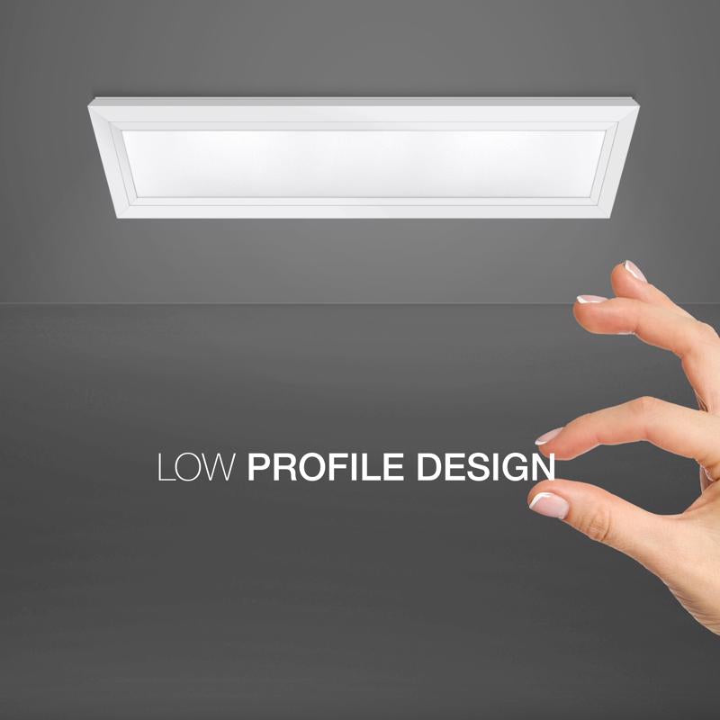 Feit EDGELIT 1 in. H X 6 in. W X 24 in. L White LED Flat Panel Light Fixture