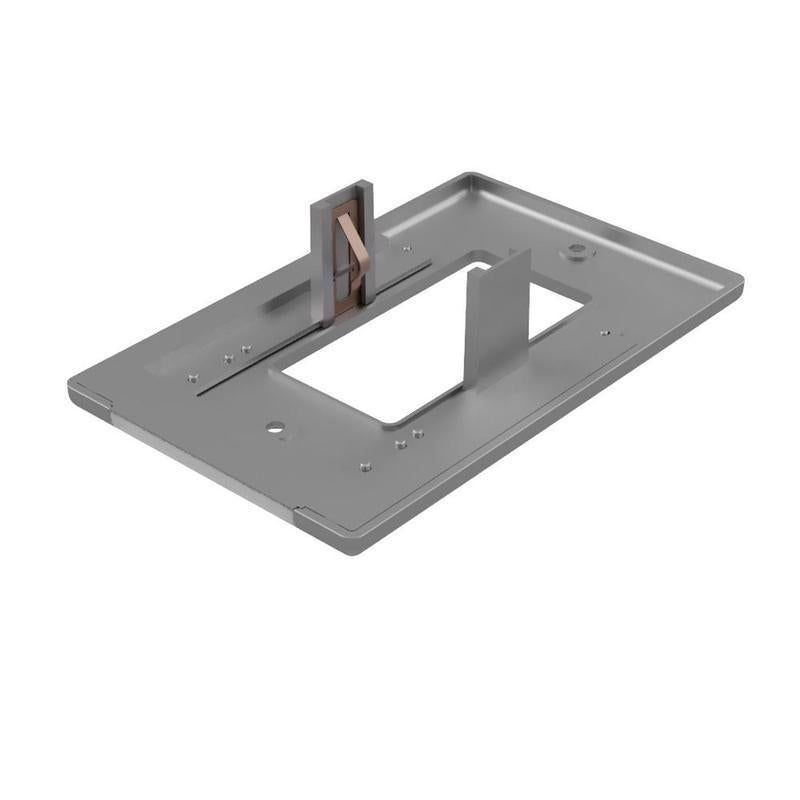 Westek LumiCover Satin Nickel 1 gang Plastic Decorator Nightlight Wall Plate