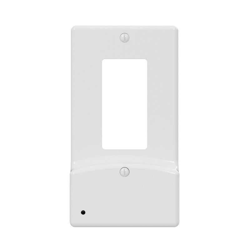 Westek LumiCover White 1 gang Plastic Decorator USB Nightlight Wall Plate