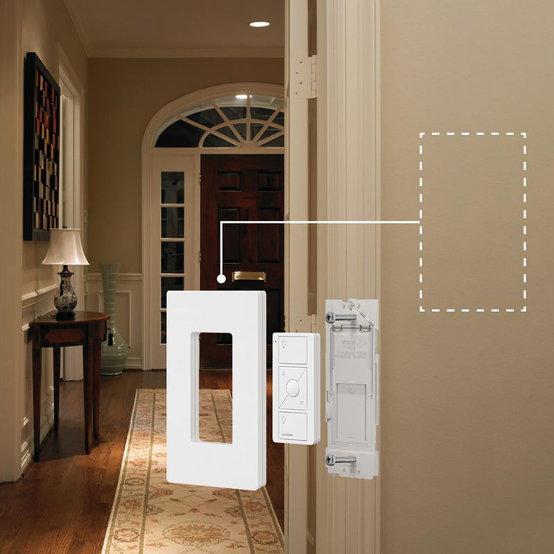 Lutron Pico Remote Smart-Enabled Fan Control Bracket White