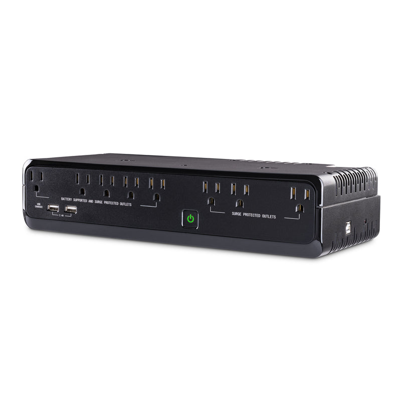 CyberPower 5 ft. L 8 outlets Power Block Black 890 J