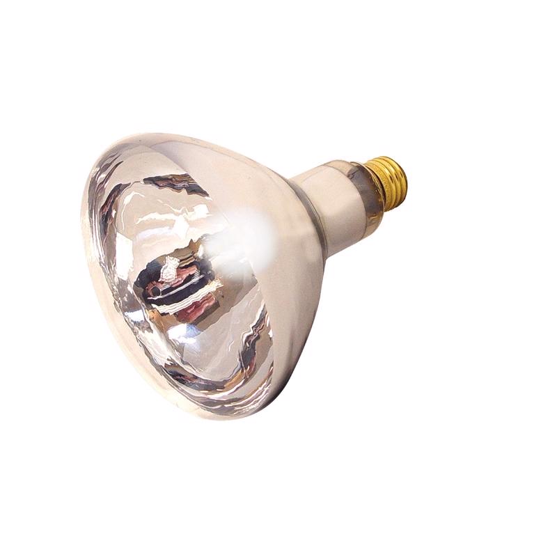 Satco 125 W R40 Heat Lamp Incandescent Bulb E26 (Medium) Warm White
