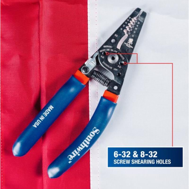 Southwire Wounded Warrior Project 10-18 Solid and 12-20 Stranded AWG Wire Stripper