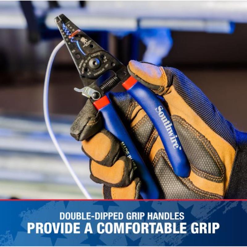 Southwire Wounded Warrior Project 10-18 Solid and 12-20 Stranded AWG Wire Stripper