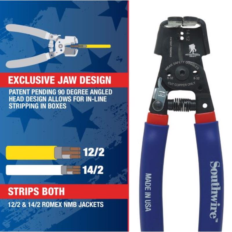 Southwire Wounded Warrior Project 9.25 in. L Wire Stripper