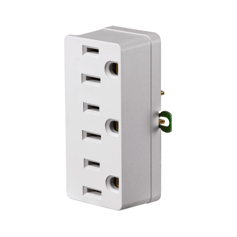 Leviton Polarized 3 outlets Outlet Adapter