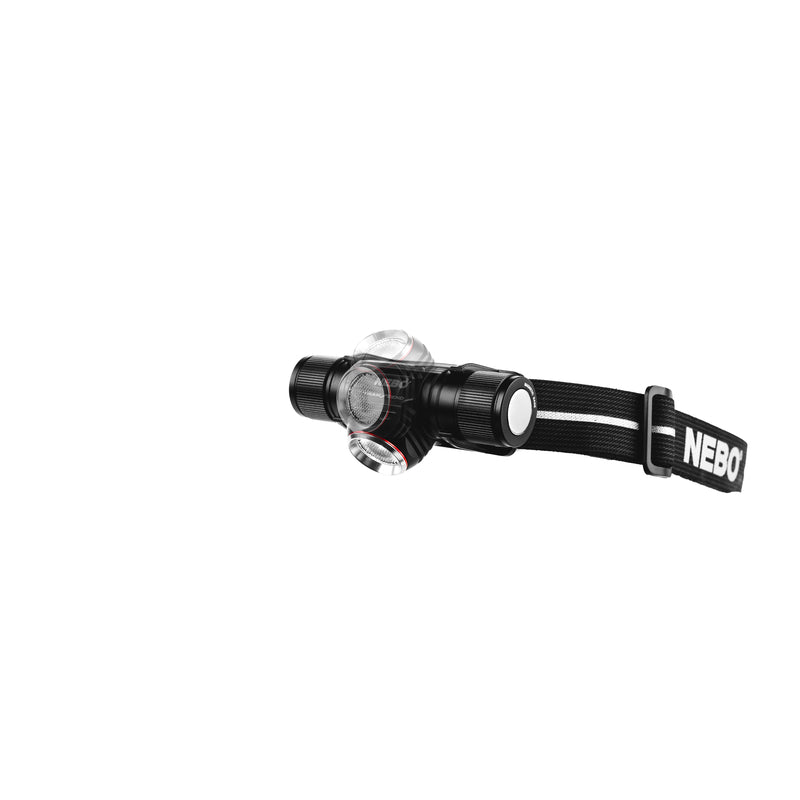 NEBO Transcend 1000 lm Black LED Head Lamp 18650 Battery