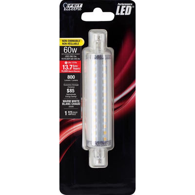 Feit R7S R7 LED Bulb Bright White 60 Watt Equivalence