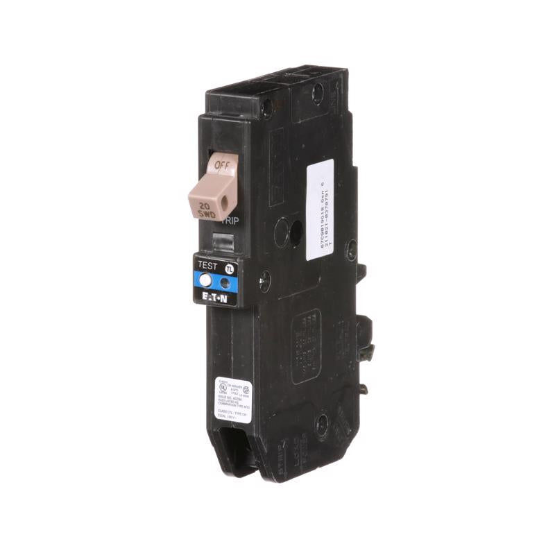 Eaton 20 amps Arc Fault/Ground Fault Single Pole Circuit Breaker