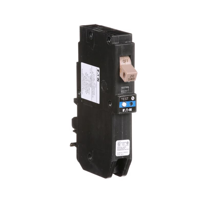 Eaton 20 amps Arc Fault/Ground Fault Single Pole Circuit Breaker