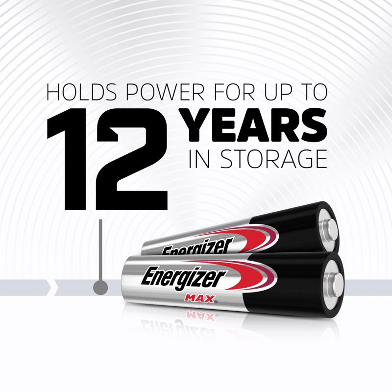 Energizer Max AAA Alkaline Batteries 4 pk Carded