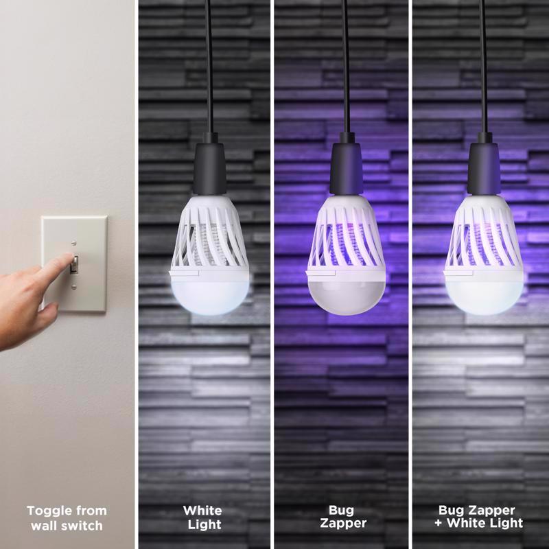 Feit A19 E26 (Medium) LED Bug Zapper Bulb Daylight 60 Watt Equivalence