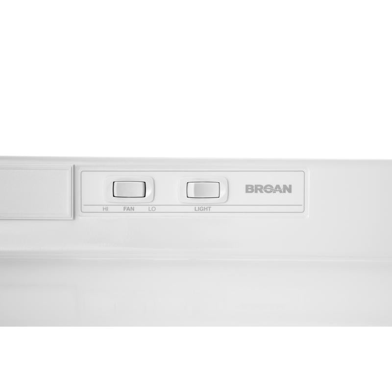 Broan-NuTone 30 in. W White Range Hood